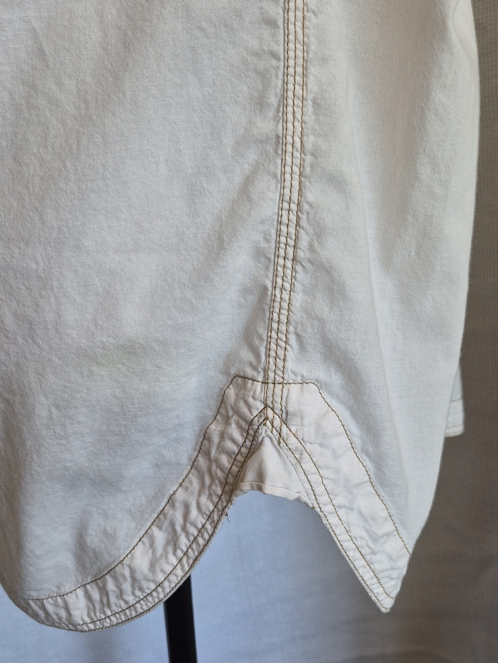 Free People Cream Button Up Top - Picture 5 of 11